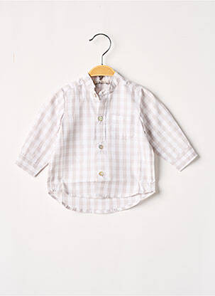 Chemise manches longues manches longues beige J.O MILANO garçon
