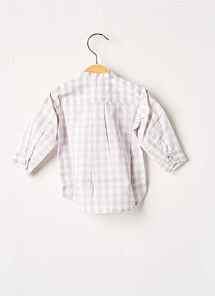 Chemise manches longues manches longues beige J.O MILANO garçon