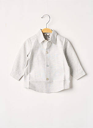 Chemise manches longues manches longues gris J.O MILANO garçon