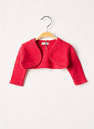 Boléro col rond rose J.O MILANO fille