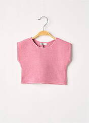 Pull rose J.O MILANO pour fille seconde vue
