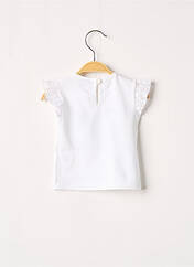 T-shirt blanc J.O MILANO pour fille seconde vue
