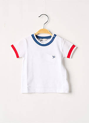 T-shirt blanc J.O MILANO pour garçon
