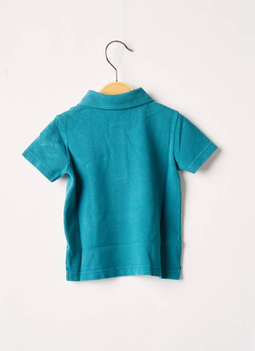Polo coupe droite manches courtes bleu J.O MILANO garcon