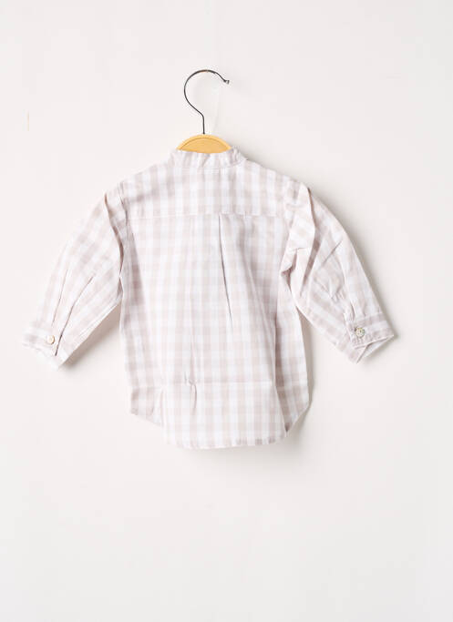 Chemise manches longues manches longues beige J.O MILANO garcon