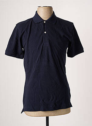 Polo coupe cintrée manches courtes bleu DAN JOHN homme