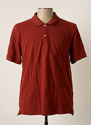 Polo coupe cintrée manches courtes marron DAN JOHN homme