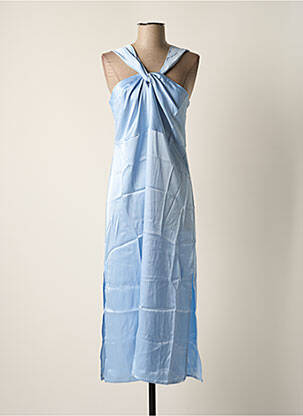 Robe longue bleu LAAGAM pour femme