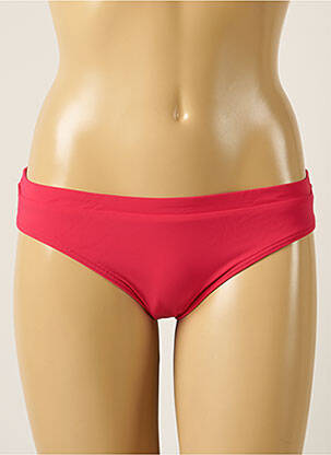 Bas de maillot de bain effet matière satinée culotte rose BARTS femme