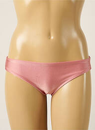 Bas de maillot de bain tissage satiné culotte rose BARTS femme