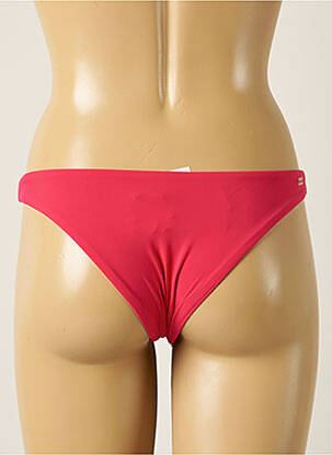 Bas de maillot de bain effet matière satinée culotte rose BARTS femme
