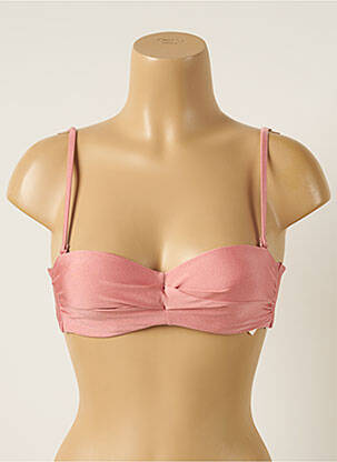 Haut de maillot de bain stretch haut soutien-gorge balconnet rose BARTS femme