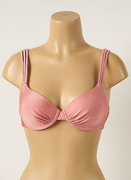 Haut de maillot de bain stretch haut soutien-gorge moulé rose BARTS femme