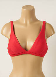 Haut de maillot de bain stretch haut triangles rouge BARTS femme