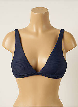 Haut de maillot de bain stretch haut triangles bleu BARTS femme