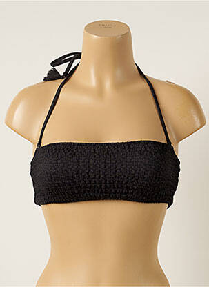 Haut de maillot de bain stretch haut bandeau noir BARTS femme