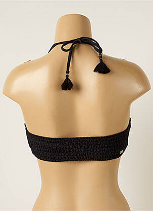 Haut de maillot de bain stretch haut bandeau noir BARTS femme