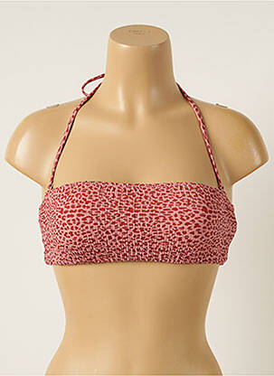 Haut de maillot de bain stretch haut bandeau rose BARTS femme