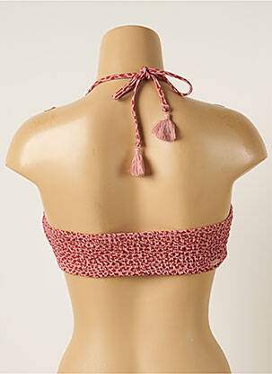 Haut de maillot de bain stretch haut bandeau rose BARTS femme