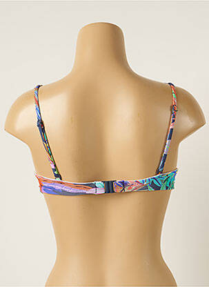 Haut de maillot de bain stretch haut soutien-gorge balconnet violet CHERRY BEACH femme