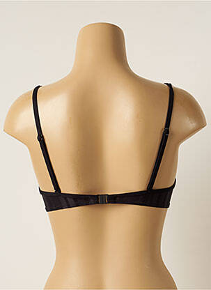Haut de maillot de bain stretch haut soutien-gorge push-up noir CHERRY BEACH femme
