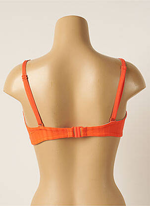 Haut de maillot de bain stretch haut bandeau orange CHERRY BEACH femme