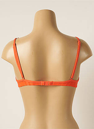 Haut de maillot de bain stretch haut soutien-gorge moulé orange CHERRY BEACH femme