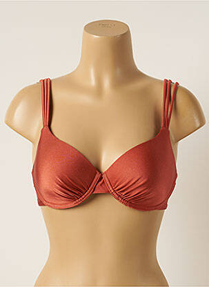 Haut de maillot de bain haut soutien-gorge moulé haut soutien-gorge moulé orange BARTS femme
