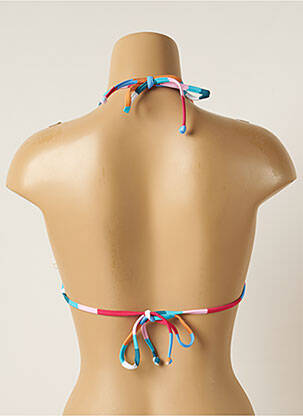 Haut de maillot de bain stretch haut soutien-gorge moulé bleu BARTS femme