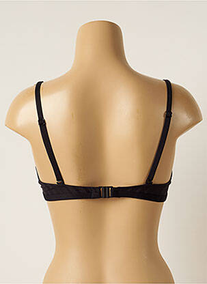 Haut de maillot de bain stretch haut soutien-gorge emboitant noir CHERRY BEACH femme