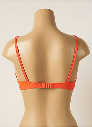 Haut de maillot de bain stretch haut soutien-gorge emboitant orange CHERRY BEACH femme