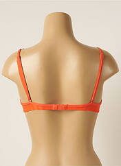 Haut de maillot de bain orange CHERRY BEACH pour femme seconde vue