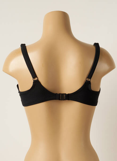 Haut de maillot de bain stretch haut soutien-gorge emboitant noir BESTFORM femme
