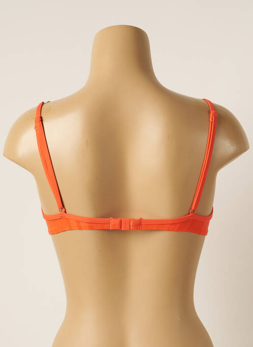 Haut de maillot de bain orange CHERRY BEACH pour femme