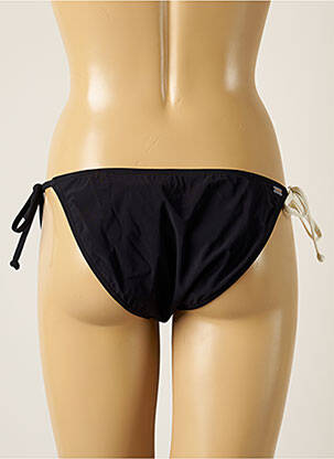 Bas de maillot de bain effet matière satinée bikini bleu BARTS femme