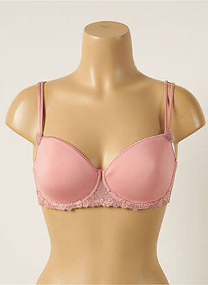 Soutien-gorge broderie haut soutien-gorge moulé rose SIMONE PERELE femme