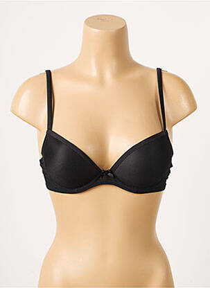 Soutien-gorge effet matière satinée haut soutien-gorge push-up noir AUBADE femme