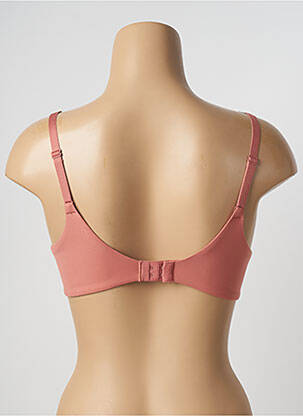 Soutien-gorge tissage dentelle haut soutien-gorge moulé rose FEMILET femme