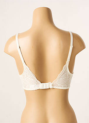 Soutien-gorge effet matière satinée haut soutien-gorge emboitant beige SIMONE PERELE femme