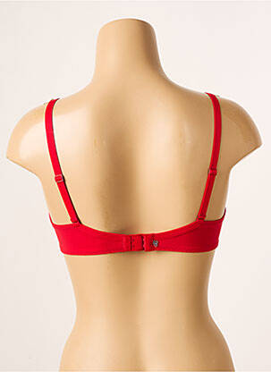 Soutien-gorge effet matière satinée haut soutien-gorge emboitant rouge SIMONE PERELE femme