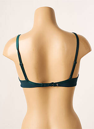 Soutien-gorge effet matière satinée haut soutien-gorge emboitant vert SIMONE PERELE femme