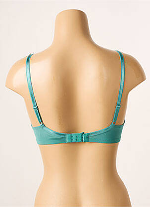 Soutien-gorge effet matière satinée haut soutien-gorge moulé vert FEMILET femme