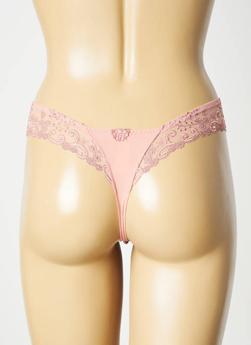 Tanga rose SIMONE PERELE pour femme