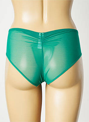Shorty tissage tulle vert SIMONE X SIMONE PÉRÈLE femme