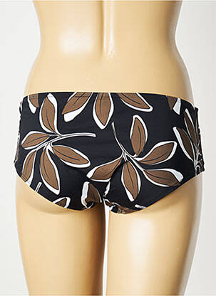 Bas de maillot de bain imprimé fantaisie shorty noir AUBADE femme