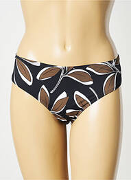 Bas de maillot de bain imprimé fleurs shorty noir AUBADE femme