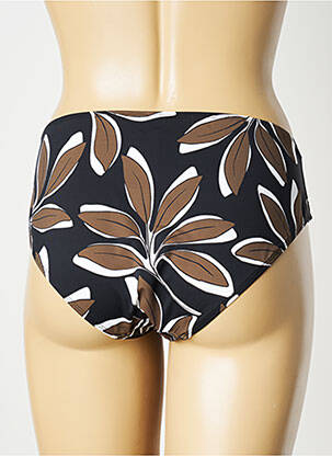 Bas de maillot de bain imprimé fleurs shorty noir AUBADE femme