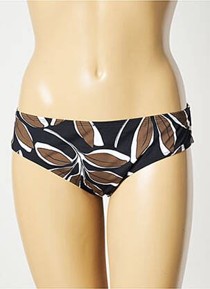 Bas de maillot de bain imprimé fantaisie culotte noir AUBADE femme