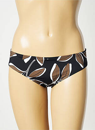 Bas de maillot de bain imprimé fleurs shorty noir AUBADE femme