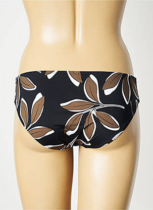 Bas de maillot de bain imprimé fleurs shorty noir AUBADE femme